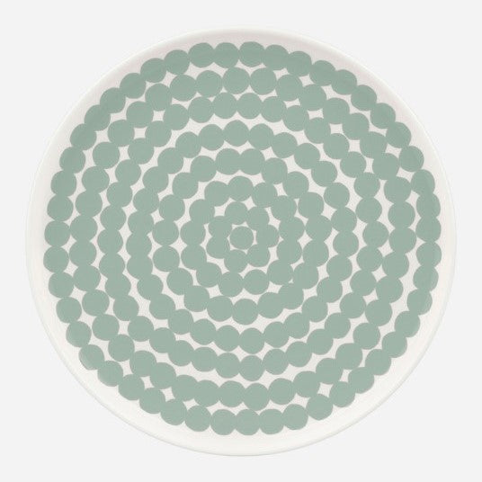 Marimekko SIIRTOLAPUUTARHA Plate 20cm Sage