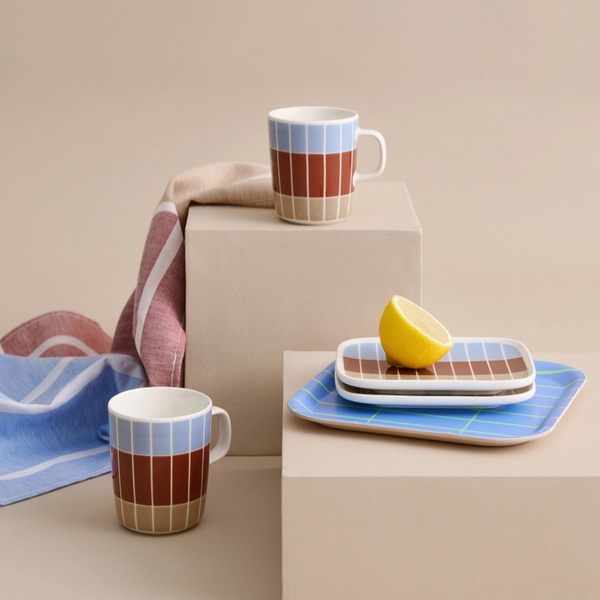 Marimekko Oiva / Tiiliskivi mug 2.5DL