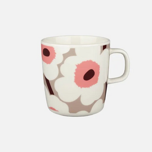 Marimekko Unikko Mug 4DL White pink