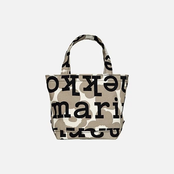 Marimekko Ahkera Unikko Logo Tote Bag