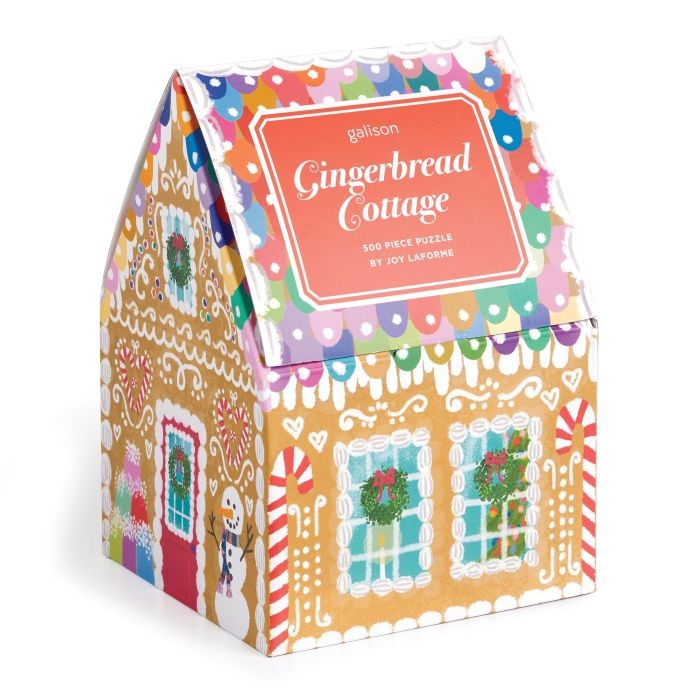 Galison Joy Laforme Gingerbread Cottage Puzzle-500pc