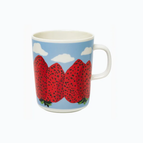 Marimekko MANSIKKAVUORET Mug 2.5DL