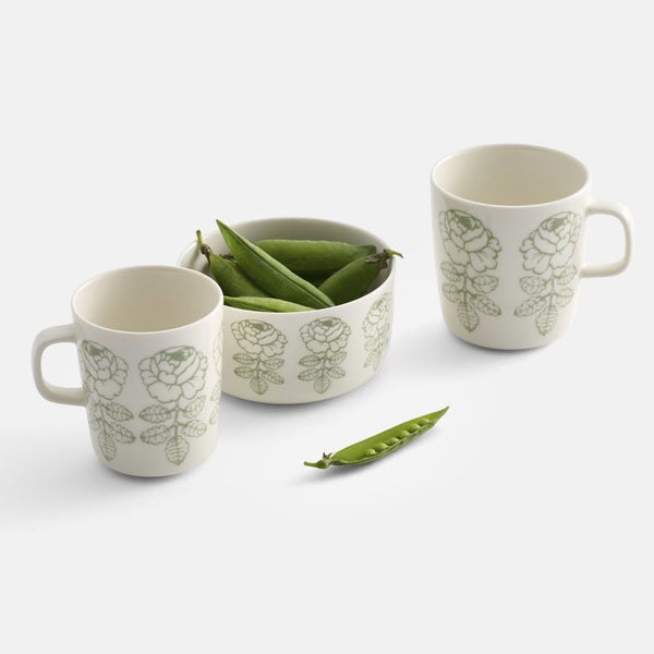 Marimekko Vihkiruusu Mug 2.5DL Green