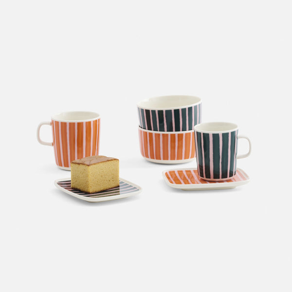 Marimekko Piccolo Mug 2.5DL dark green pink