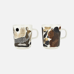 Marimekko Oiva / Kurre & Peura Mug 2,5 Dl, 2 Pcs