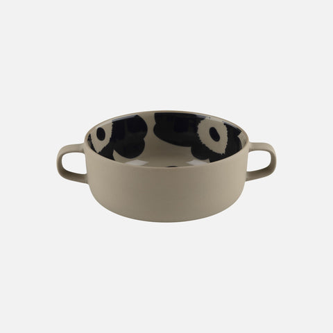 Marimekkko Oiva / Unikko bowl with handles 5dl