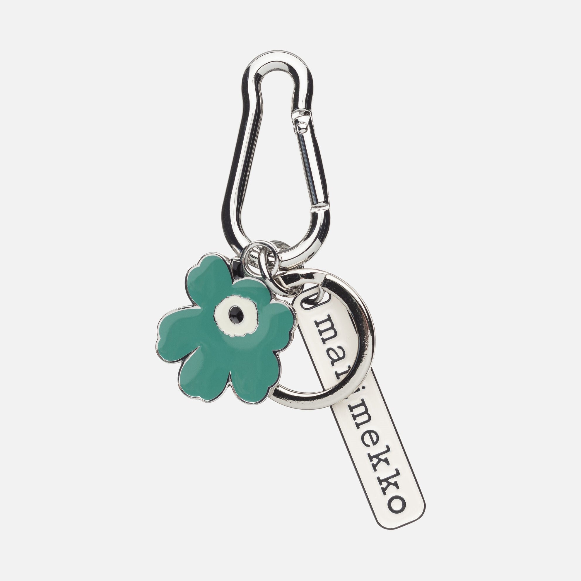 Marimekko Kioski Puhallus Unikko Logo Key Chain TURQUOISE