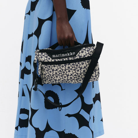 Marimekko Neat Crossbody Bag mini Unikko Small dark navy