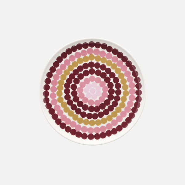 Marimekko SIIRTOLAPUUTARHA Plate 20cm Pink Multi