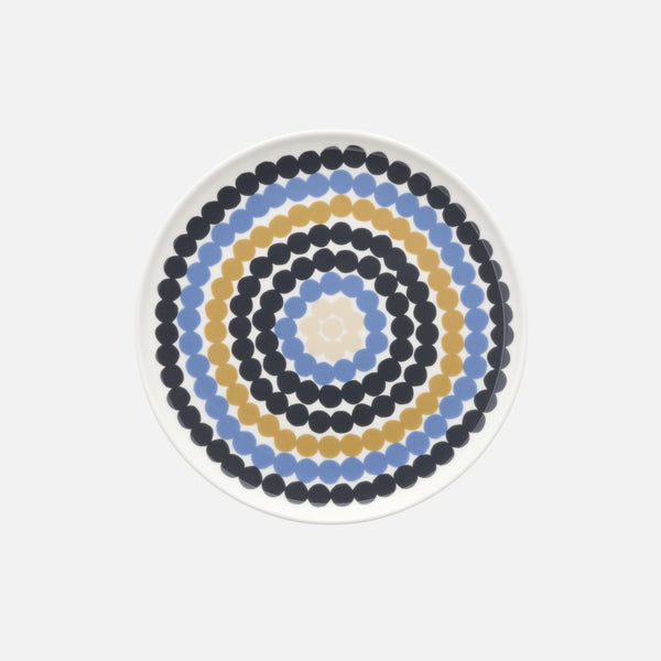 Marimekko SIIRTOLAPUUTARHA Plate 20cm Blue Multi