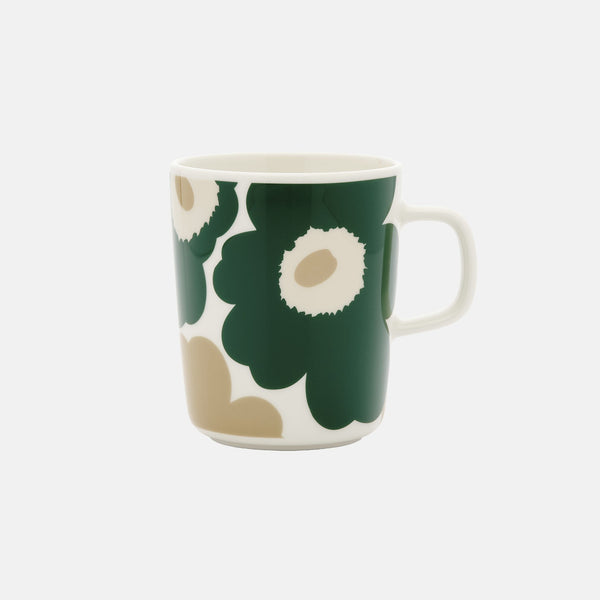 Marimekko Unikko Mug 2.5DL dark green beige