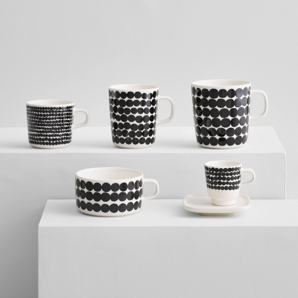 Marimekko Oiva / Siirtolapuutarha Espresso Cup And Plate