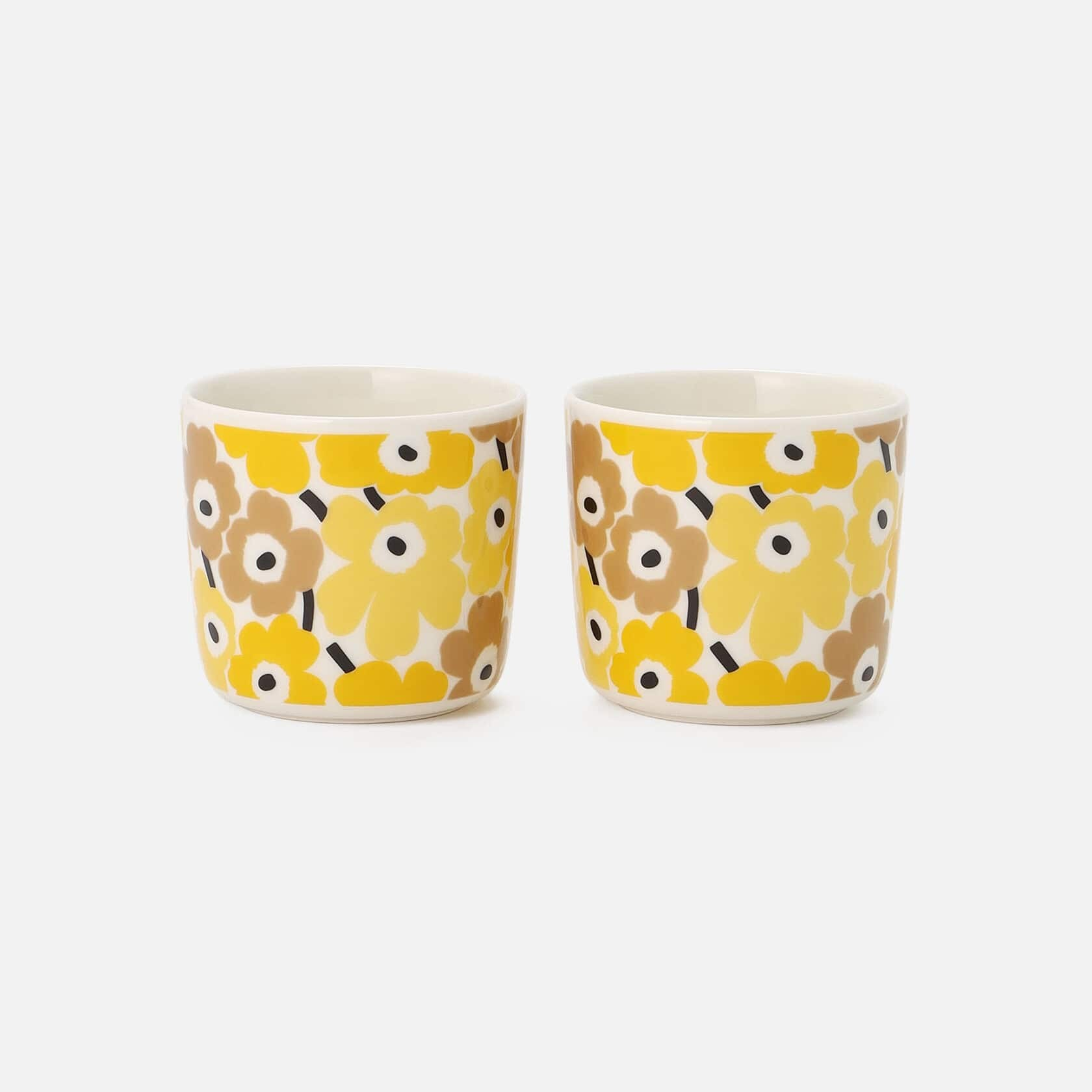 Marimekko Mini unikko Coffee Cup without Handle 2DL 2PC Set