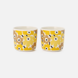 Marimekko Mini unikko Coffee Cup without Handle 2DL 2PC Set