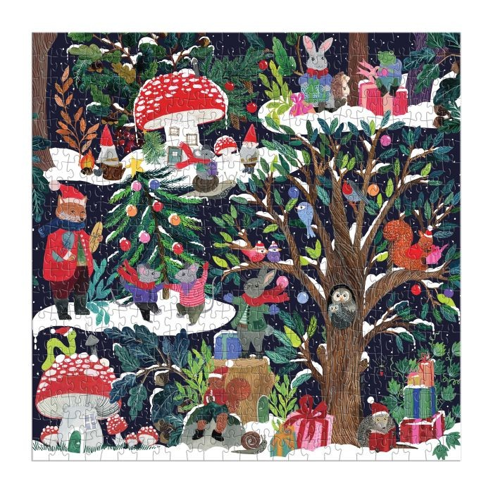 Galison Yuletide Forest Puzzle-500pc