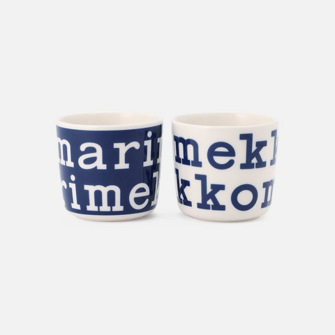 Marimekko LOGO Coffee Cup 2DL Without Handle 2pc Set