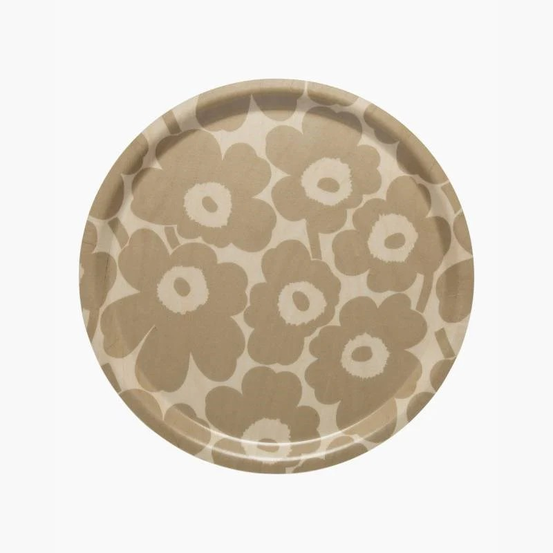 Marimekko Mini Unikko Tray 31cm beige