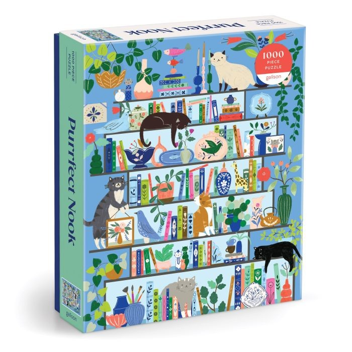 GALISON PURRFECT NOOK PUZZLE-1000PC