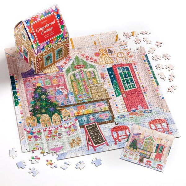 Galison Joy Laforme Gingerbread Cottage Puzzle-500pc