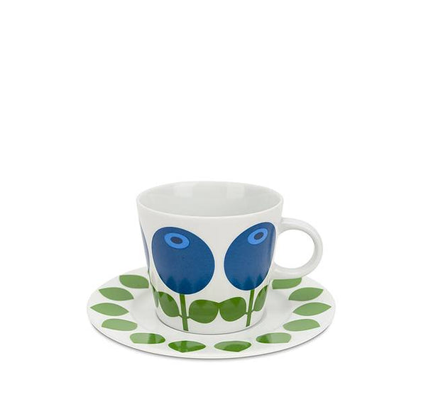 Floryd Blueberry Cup with saucer