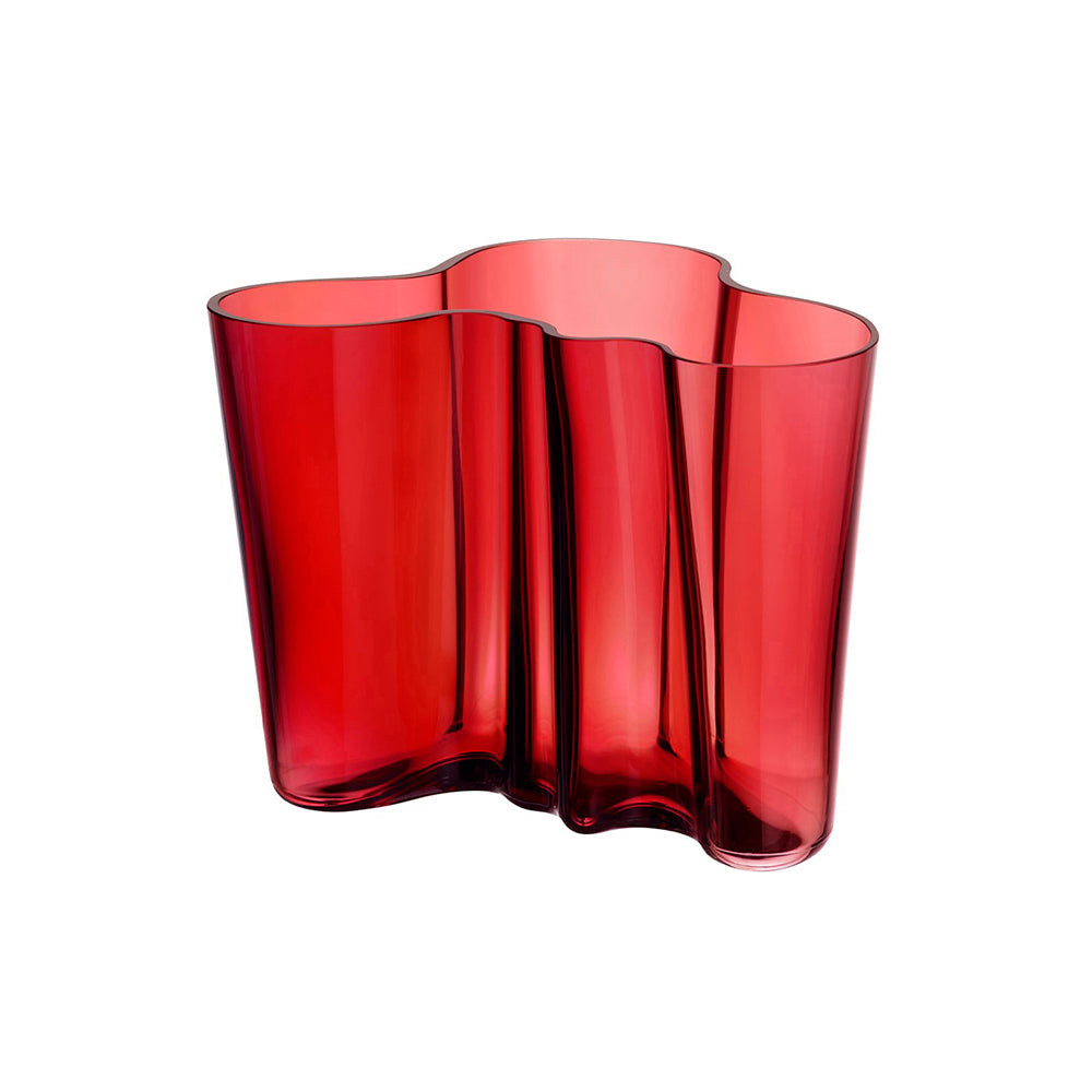 Iittala Alvar Aalto Vase 16cm Cranberry